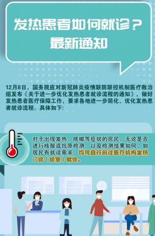 發(fā)熱患者如何就診？最新通知